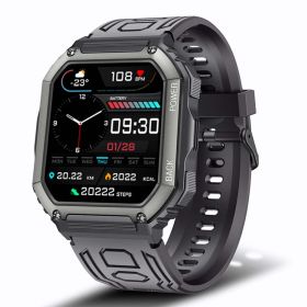 SENBONO C20S New Smart Watch Men Big Battery Music Play Fitness Tracker Bluetooth Dial Call Sport Smartwatch Men for IOS Android (Color: Black)
